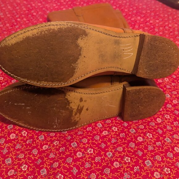 Vintage Dexter Riding Boots Western Leather Tall Boho Coastal Cowgirl Festival - Picture 6 of 10